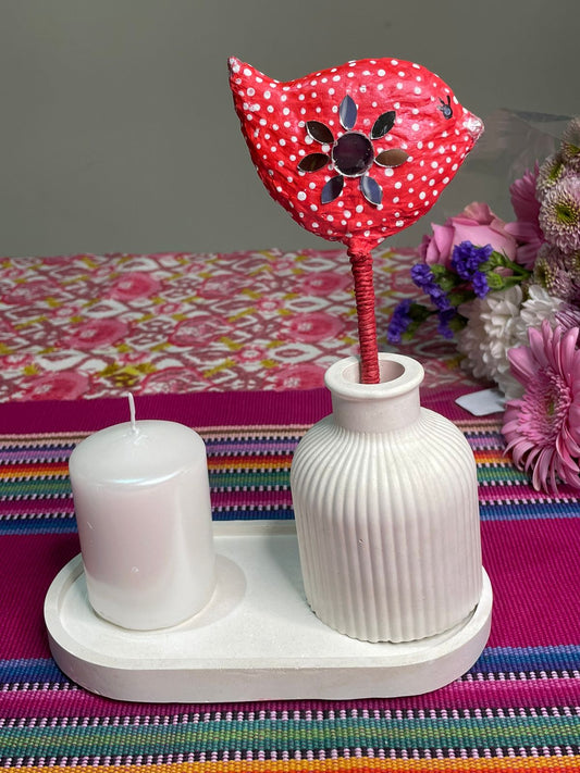 The Bird with vase set